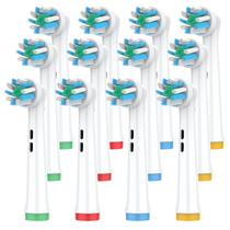 Cabeças de escova de dentes elétricas reabastecem Caslynor Oral B, pacote com 12 Cabeças de escova de dentes elétricas reabastecem Caslynor Oral B, pacote com 12