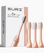 Cabeças de escova de dentes elétricas SURI Recicláveis à Base de Plantas x3 Cabeças de escova de dentes elétricas SURI Recicláveis à Base de Plantas x3