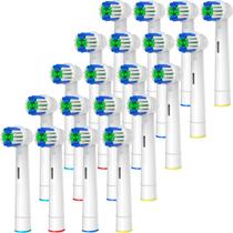 Cabeças de escova de dentes GENKENT compatíveis com Oral-B, 20 unidades Cabeças de escova de dentes GENKENT compatíveis com Oral-B, 20 unidades