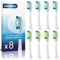 Cabeças de escova de dentes GottaShine 3D Contoured para Philips Sonicare