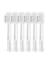 Cabeças de escova de dentes Laifen almofadadas, pacote com 6 para escova de dentes Wave Cabeças de escova de dentes Laifen almofadadas, pacote com 6 para escova de dentes Wave