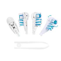 Cabeças de escova de dentes NUHUi 4 peças Sensitive Dual Clean compatíveis com Oral-B
