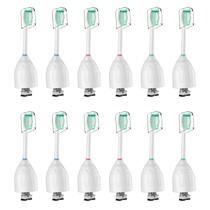 Cabeças de escova de dentes para Philips Sonicare Cabeças de escova de reposição de cerdas Dupont médias macias Cabeças de reposição para escovas de dentes elétricas Essence Xtreme Elite Advance e CleanCare da série E, pacote com 12, brancas Cabeças de escova de dentes para Philips Sonicare Cabeças de escova de reposição de cerdas Dupont médias macias Cabeças de reposição para escovas de dentes elétricas Essence Xtreme Elite Advance e CleanCare da série E, pacote com 12, brancas