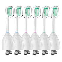 Cabeças de escova de dentes para Philips Sonicare Cabeças de escova de reposição de cerdas Dupont médias macias Cabeças de reposição para escovas de dentes elétricas Essence Xtreme Elite Advance e CleanCare da série E, pacote com 6 Cabeças de escova de dentes para Philips Sonicare Cabeças de escova de reposição de cerdas Dupont médias macias Cabeças de reposição para escovas de dentes elétricas Essence Xtreme Elite Advance e CleanCare da série E, pacote com 6