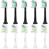 Cabeças de escova de dentes POSWEENR compatíveis com Sonicare, pacote com 10