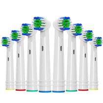 Cabeças de escova de dentes UUJ 8 unidades Médio Suave para OralB Cabeças de escova de dentes UUJ 8 unidades Médio Suave para OralB
