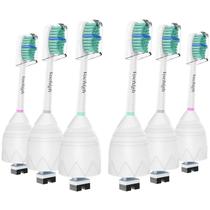 Cabeças de escova de dentes Vochigh compatíveis com Philips-Sonicare, pacote com 6 Cabeças de escova de dentes Vochigh compatíveis com Philips-Sonicare, pacote com 6