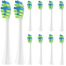 Cabeças de escova de dentes YMPBO, pacote com 10, cerdas macias, compatíveis Cabeças de escova de dentes YMPBO, pacote com 10, cerdas macias, compatíveis