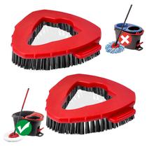 Cabeças de Escova de Esfregar Koolstuffs 2 Unidades para Mop EasyWring Cabeças de Escova de Esfregar Koolstuffs 2 Unidades para Mop EasyWring