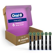 Cabeças de escova de reposição Oral-B CrossAction Black 6 unidades