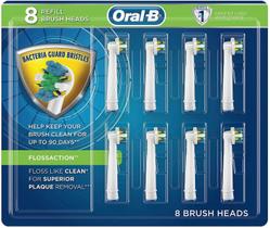Cabeças de escova de reposição Oral-B Floss Action 8 peças