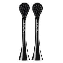 Cabeças de escova dental Curaprox Hydrosonic Carbon, pacote com 2 Cabeças de escova dental Curaprox Hydrosonic Carbon, pacote com 2