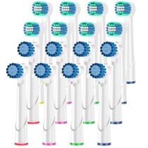 Cabeças de escova KHBD, pacote com 16 unidades, compatíveis com Oral-B