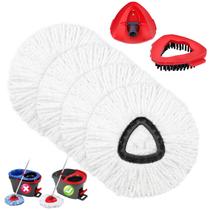 Cabeças de reposição de esfregão com escova e base para Ocear Easywring Cabeças de reposição de esfregão com escova e base para Ocear Easywring