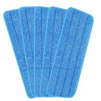Cabeças de reposição Mop H-Gamely, microfibra de 16,5 cm, pacote com 5