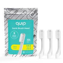 Cabeças de reposição para escova de dentes Quip Sonic - pacote com 3 Cabeças de reposição para escova de dentes Quip Sonic - pacote com 3