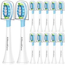 Cabeças de reposição para escovas de dentes ANeedCare, pacote com 12 unidades para Philips