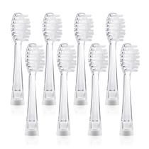 Cabeças de reposição para escovas de dentes SEAGO SG977 SG513 Kids, pacote com 8 Cabeças de reposição para escovas de dentes SEAGO SG977 SG513 Kids, pacote com 8