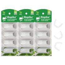 Cabeças de reposição para fio dental Bopika sabor menta, 120 unidades, pacote com 3 Cabeças de reposição para fio dental Bopika sabor menta, 120 unidades, pacote com 3