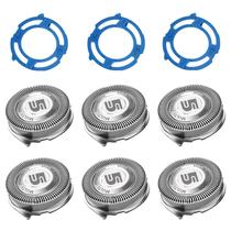 Cabeças de reposição SH50 com anéis de retenção de lâmina para Philips Cabeças de reposição SH50 com anéis de retenção de lâmina para Philips