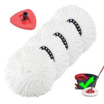 Cabeças de reposição Spin Mop, microfibra, pacote com 4, FAMEBIRD Cabeças de reposição Spin Mop, microfibra, pacote com 4, FAMEBIRD
