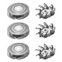 Cabeças de Reposição UICINOY ZP203D para Barbeador Elétrico (Pacote com 3)