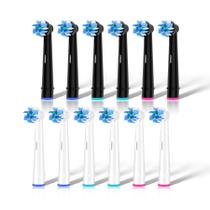 Cabeças de substituição de escova de dentes elétrica 12 unidades para Oral B Cabeças de substituição de escova de dentes elétrica 12 unidades para Oral B