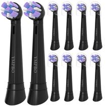 Cabeças de substituição de escova de dentes YMPBO compatíveis com a escova de dentes elétrica Oral B iO série 10-3, pacote com 10 Cabeças de substituição de escova de dentes YMPBO compatíveis com a escova de dentes elétrica Oral B iO série 10-3, pacote com 10