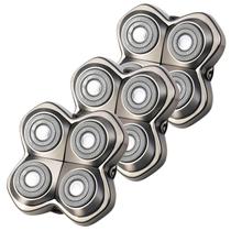 Cabeças para Aparador AIJALY Pro Pacote com 4 Unidades Compatíveis Ouro Prata Cabeças para Aparador AIJALY Pro Pacote com 4 Unidades Compatíveis Ouro Prata