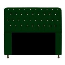 Cabeceira 140 lady-com-strass cor suede verde topázio decor