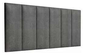 Cabeceira 1,40cm casal Estofada WA Quarto Cinza Decoração Cabeceira 1,40cm casal Estofada WA Quarto Cinza Decoração