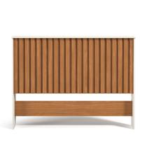 Cabeceira 1,60 Cama Casal Queen Painel Ripado MDF Box Cores