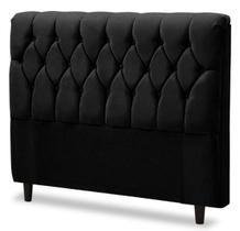 Cabeceira 160 gabriela cor suede preto topázio decor