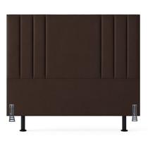 Cabeceira 195 cm Suede Moderna King Clássica Cama Box Frame