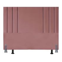 Cabeceira 195 cm Suede Moderna King Clássica Cama Box Frame