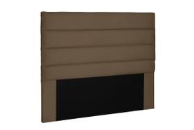 Cabeceira 195CM Horizontal king Suede Caramelo La Italiana Box
