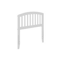 Cabeceira AFI Richmond Twin Size com carregador acoplável branca