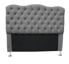 Cabeceira Agnes De Decoração Quarto Para Cama Box Casal King - Suede - Sv Decor