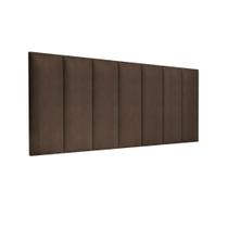 Cabeceira Almofada Madri Cama Casal Queen 1,60m Marrom Cabeceira Almofada Madri Cama Casal Queen 1,60m Marrom