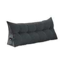 Cabeceira Almofada Para Leitura Na Cama Mel Casal 140 cm Suede Cinza Cabeceira Almofada Para Leitura Na Cama Mel Casal 140 cm Suede Cinza