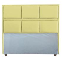 Cabeceira Ana Cama Box Painel Casal 140 Suede