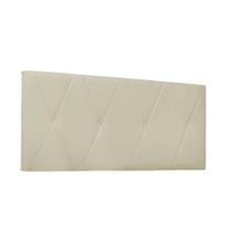 Cabeceira Aquilla Cama Box Queen 160 Cm material sintético Bege Cabeceira Aquilla Cama Box Queen 160 Cm material sintético Bege