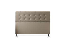 Cabeceira Atenas 1,95 Cm Cama Box king Size Suede Bege