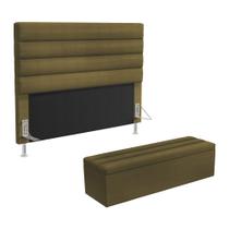 Cabeceira Atlas e Calçadeira Baú Ursa 195 para Cama King Z-006 Sued Capuccino Aradecor Cabeceira Atlas e Calçadeira Baú Ursa 195 para Cama King Z-006 Sued Capuccino Aradecor