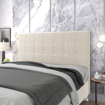 Cabeceira Áurea 140 / N-037 Bouclê Off White Aradecor