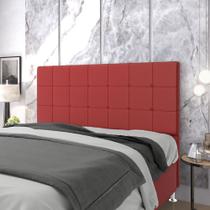 Cabeceira Áurea 160 / A-020 Couro Vermelho
