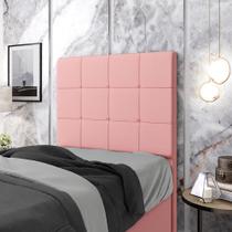 Cabeceira Áurea 90 / A-044 Couro Rosa Bebê Aradecor