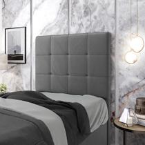 Cabeceira Áurea 90 / N-022 Veludo Cinza Escuro