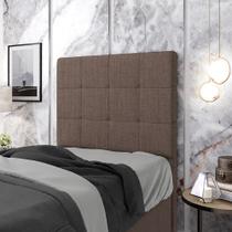 Cabeceira Áurea 90 / N-042 Linho Marrom Aradecor