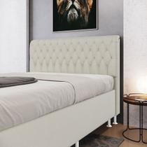 Cabeceira Bellatrix 140 / Couro Artificial Bege